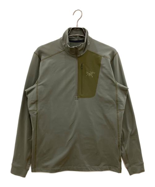ARC'TERYX（アークテリクス）ARC'TERYX (アークテリクス) RHO LT ZIP NECK オリーブ サイズ:Lの古着・服飾アイテム