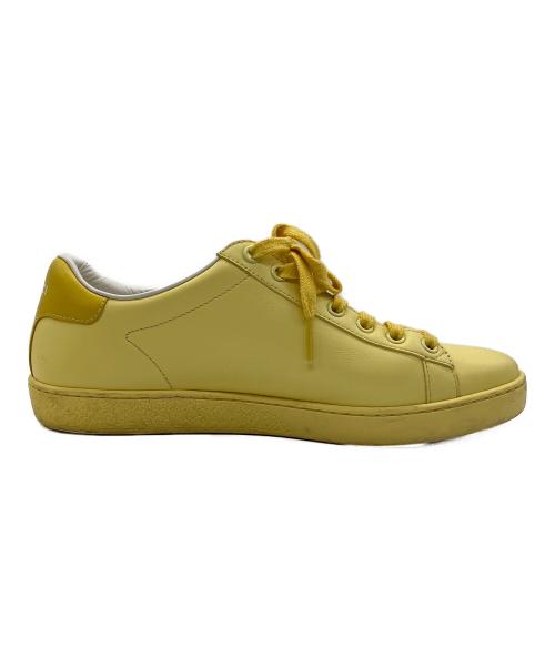 GUCCI（グッチ）GUCCI (グッチ) ローカットスニーカー イエロー サイズ:38の古着・服飾アイテム