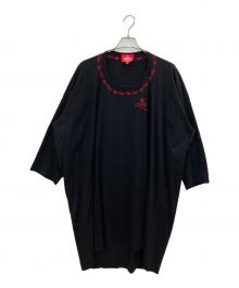 Vivienne Westwood RED LABEL（ヴィヴィアンウエストウッドレッドレーベル）の古着「長袖ワンピース」｜ブラック