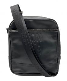 LONGCHAMP（ロンシャン）の古着「レザーショルダーバッグ」｜ブラック