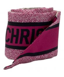 Christian Dior（クリスチャン ディオール）の古着「シルクスカーフ」｜ピンク