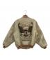 HARLEY-DAVIDSON (ハーレーダビッドソン) レザージャケット　イーグルタグ 90s 韓国製 ベージュ サイズ:M：20000円