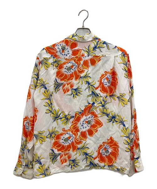 Sun Surf（サンサーフ）Sun Surf (サンサーフ) 長袖アロハシャツ ホワイト サイズ:Ｍの古着・服飾アイテム