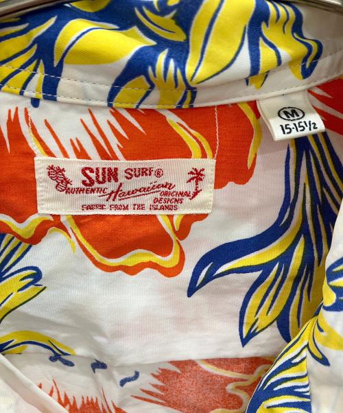 Sun Surf（サンサーフ）Sun Surf (サンサーフ) 長袖アロハシャツ ホワイト サイズ:Ｍの古着・服飾アイテム