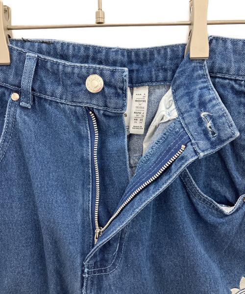 adidas（アディダス）adidas (アディダス) ハーフデニムパンツ ブルー サイズ:SIZE 86cm (W34)の古着・服飾アイテム