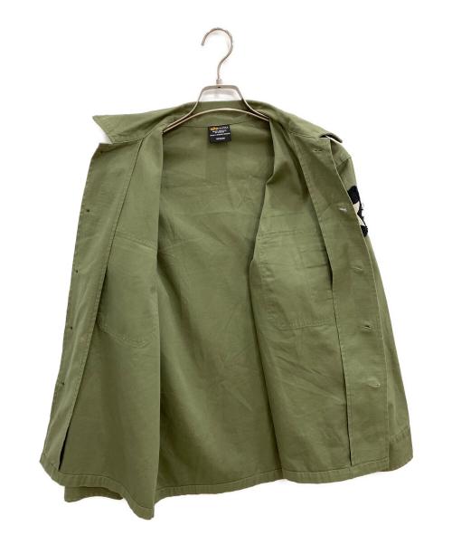 ALPHA（アルファ）ALPHA (アルファ) ミリタリーシャツ オリーブ サイズ:Ｍの古着・服飾アイテム