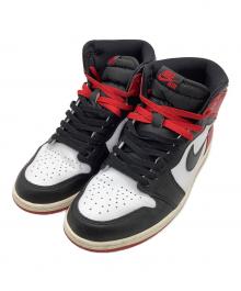 NIKE（ナイキ）の古着「Air Jordan 1 Retro High OG "Black Toe Reimagined"」｜ホワイト×レッド