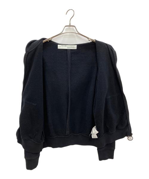 OFFWHITE（オフホワイト）OFFWHITE (オフホワイト) ジップアップスウェット ブラック サイズ:Mの古着・服飾アイテム