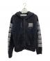 OFFWHITE（オフホワイト）の古着「ジップアップスウェット」｜ブラック