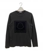 MONCLERモンクレール）の古着「長袖カットソー」｜ブラック