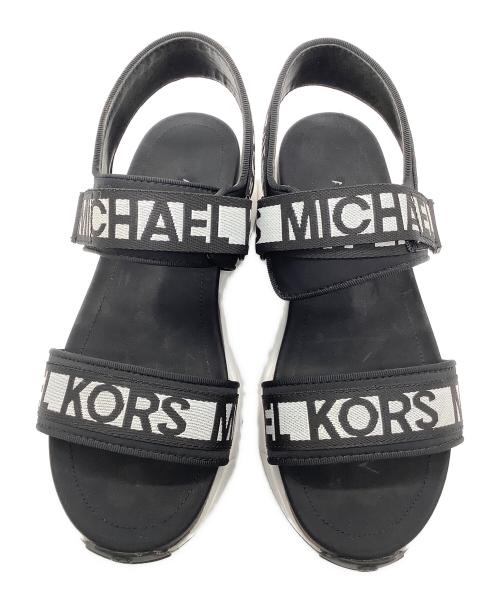 MICHAEL KORS（マイケルコース）MICHAEL KORS (マイケルコース) ストラップサンダル ブラック サイズ:7.5Mの古着・服飾アイテム