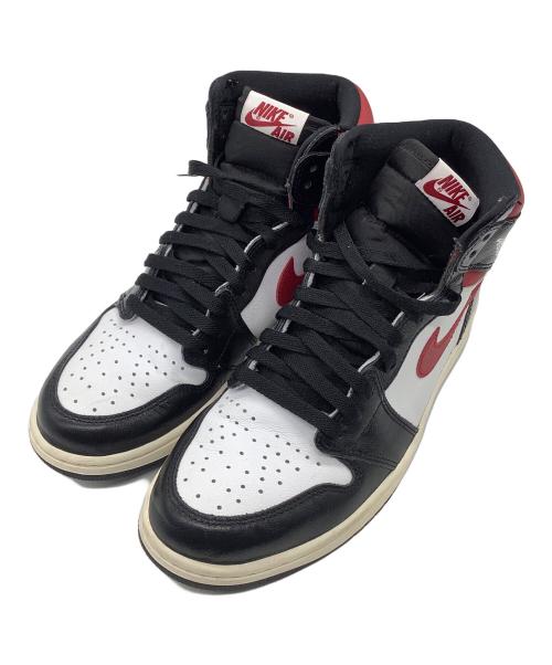 NIKE（ナイキ）NIKE (ナイキ) AIR JORDAN 1 RETRO HIGH OG レッド×ブラック サイズ:27の古着・服飾アイテム
