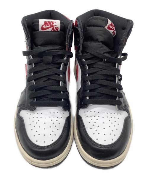 NIKE（ナイキ）NIKE (ナイキ) AIR JORDAN 1 RETRO HIGH OG レッド×ブラック サイズ:27の古着・服飾アイテム