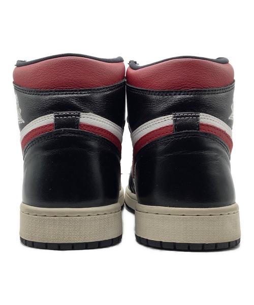 NIKE（ナイキ）NIKE (ナイキ) AIR JORDAN 1 RETRO HIGH OG レッド×ブラック サイズ:27の古着・服飾アイテム