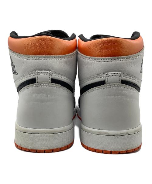 NIKE（ナイキ）NIKE (ナイキ) Air Jordan 1 Retro High OG ホワイト×オレンジ サイズ:27の古着・服飾アイテム