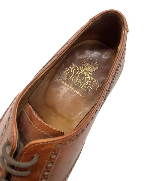 Crockett & Jones（クロケット＆ジョーンズ）Crockett & Jones (クロケット＆ジョーンズ) セミブローグシューズ　Ｗestminster ブラウン サイズ:6 1/2の古着・服飾アイテム