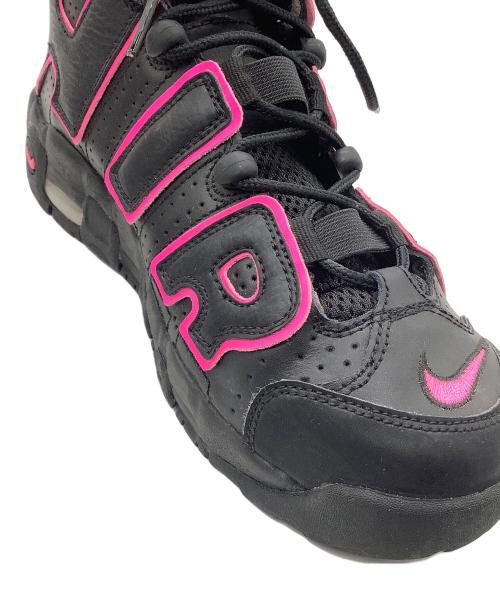 NIKE（ナイキ）NIKE (ナイキ) AIR MORE UP TEMPO ブラック×ピンク サイズ:25の古着・服飾アイテム