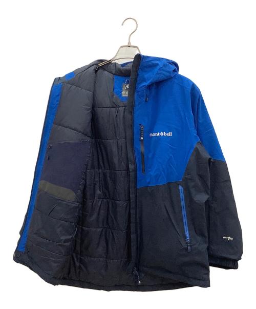 mont-bell（モンベル）mont-bell (モンベル) パウダーホップパーカ ブルー サイズ:Lの古着・服飾アイテム