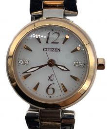 CITIZEN（シチズン）の古着「腕時計 CITIZEN クロスシー ４Pダイヤモンド」