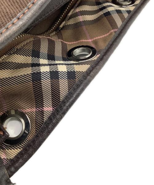 BURBERRY BLUE LABEL（バーバリー ブルー レーベル）BURBERRY BLUE LABEL (バーバリー ブルー レーベル) 2WAYショルダーバッグ ブラウンの古着・服飾アイテム