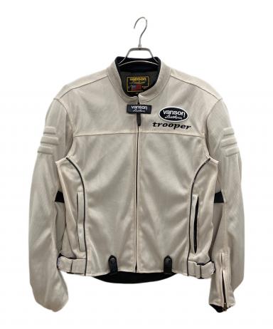 中古・古着通販】VANSON (バンソン) メッシュライダースジャケット