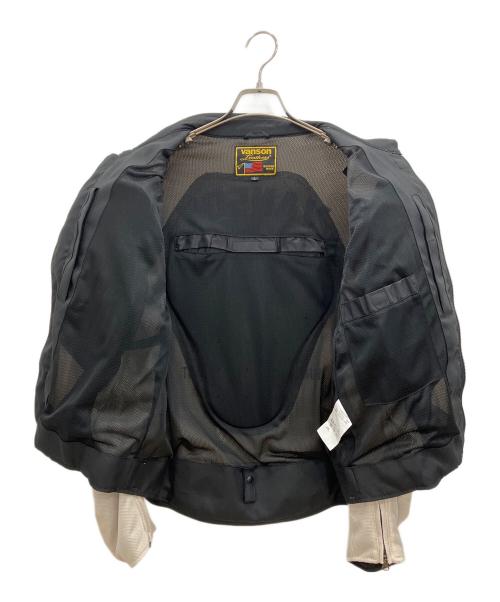 VANSON（バンソン）VANSON (バンソン) メッシュライダースジャケット ベージュ サイズ:Lの古着・服飾アイテム