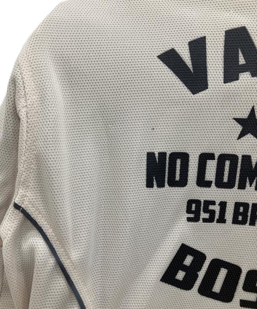 VANSON（バンソン）VANSON (バンソン) メッシュライダースジャケット ベージュ サイズ:Lの古着・服飾アイテム