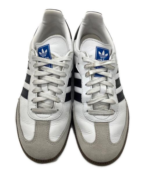 adidas（アディダス）adidas (アディダス) スニーカー　SAMBA ホワイト×ブラック サイズ:26.5の古着・服飾アイテム