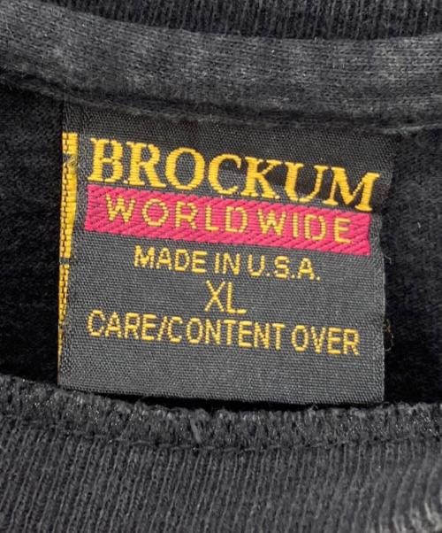 BROCKUM（ブロッカム）BROCKUM (ブロッカム) NINE INCH NAILS (ナイン・インチ・ネイルズ) 半袖カットソー ブラック サイズ:XLの古着・服飾アイテム