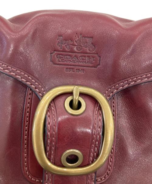 COACH（コーチ）COACH (コーチ) ハンドバッグ　 レッドの古着・服飾アイテム