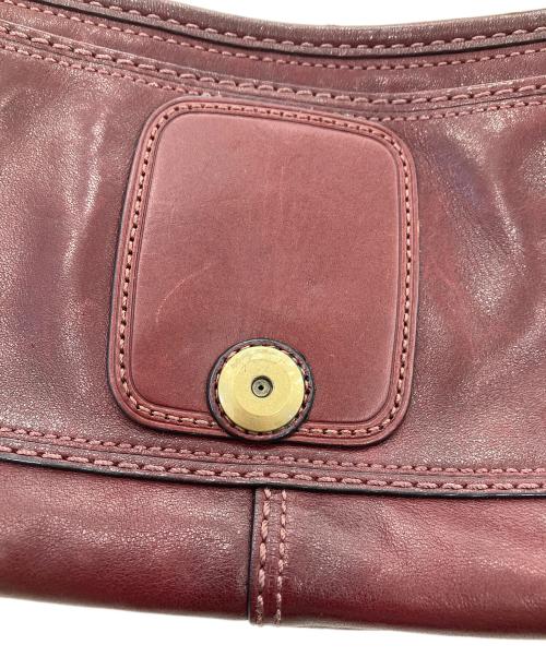 COACH（コーチ）COACH (コーチ) ハンドバッグ　 レッドの古着・服飾アイテム