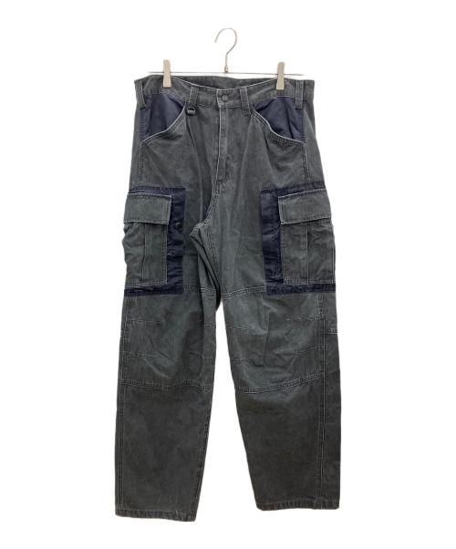 AVIREX（アヴィレックス）AVIREX (アヴィレックス) FADED CUSTOM CARGO PANTS ブラック サイズ:Lの古着・服飾アイテム