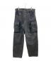 AVIREX（アヴィレックス）の古着「FADED CUSTOM CARGO PANTS」｜ブラック