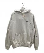 FREAK'S STORE×KEBOZフリークスストア×ケボズ）の古着「プルオーバーパーカー　NICK GEAR」｜グレー