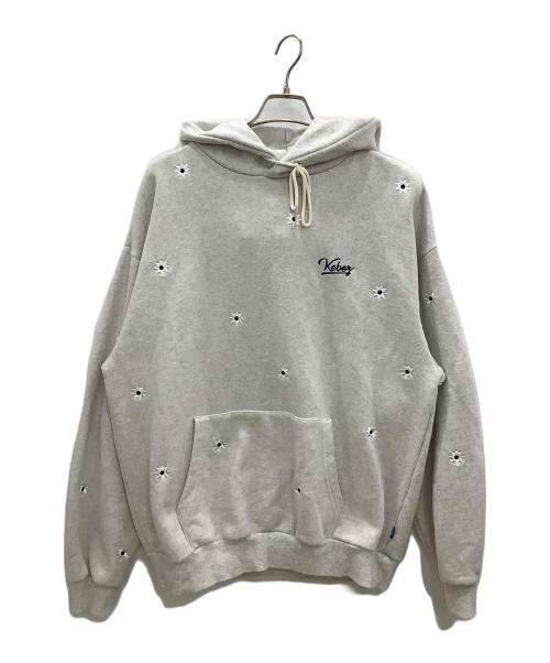FREAK'S STORE（フリークスストア）FREAK'S STORE (フリークスストア) KEBOZ (ケボズ) プルオーバーパーカー　NICK GEAR グレー サイズ:Lの古着・服飾アイテム
