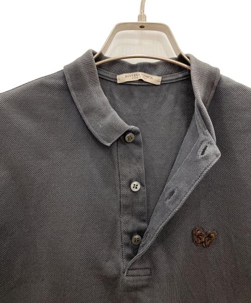 BOTTEGA VENETA（ボッテガベネタ）BOTTEGA VENETA (ボッテガベネタ) ポロシャツ ブラック サイズ:44の古着・服飾アイテム