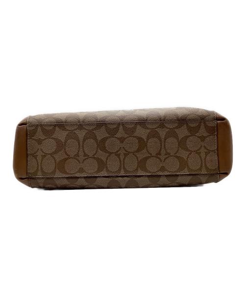 COACH（コーチ）COACH (コーチ) 2WAYショルダーバッグ　シグネチャー ブラウンの古着・服飾アイテム