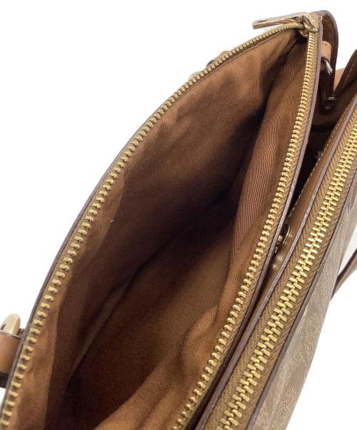 COACH（コーチ）COACH (コーチ) 2WAYショルダーバッグ　シグネチャー ブラウンの古着・服飾アイテム