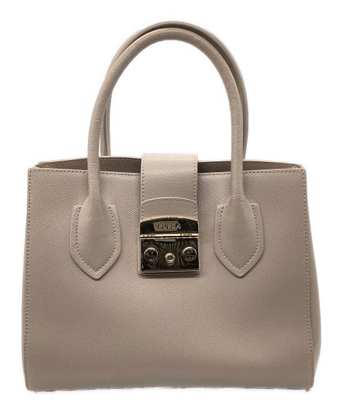 FURLA（フルラ）FURLA (フルラ) ハンドバッグ　メトロポリス アイボリーの古着・服飾アイテム