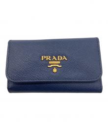 PRADA（プラダ）の古着「6連キーケース」｜ネイビー
