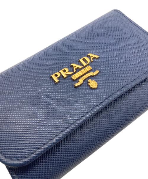 PRADA（プラダ）PRADA (プラダ) 6連キーケース ネイビーの古着・服飾アイテム