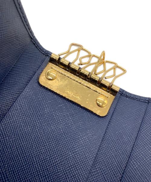 PRADA（プラダ）PRADA (プラダ) 6連キーケース ネイビーの古着・服飾アイテム