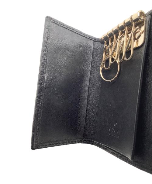 GUCCI（グッチ）GUCCI (グッチ) 6連キーケース　GG ブラックの古着・服飾アイテム
