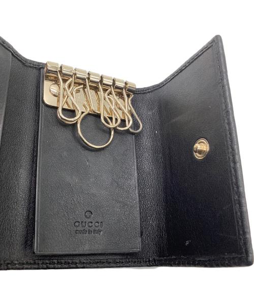 GUCCI（グッチ）GUCCI (グッチ) 6連キーケース　GG ブラックの古着・服飾アイテム
