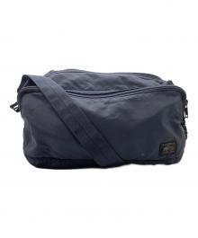 PORTER（ポーター）の古着「ショルダーバッグ　フラッシュ」｜ネイビー