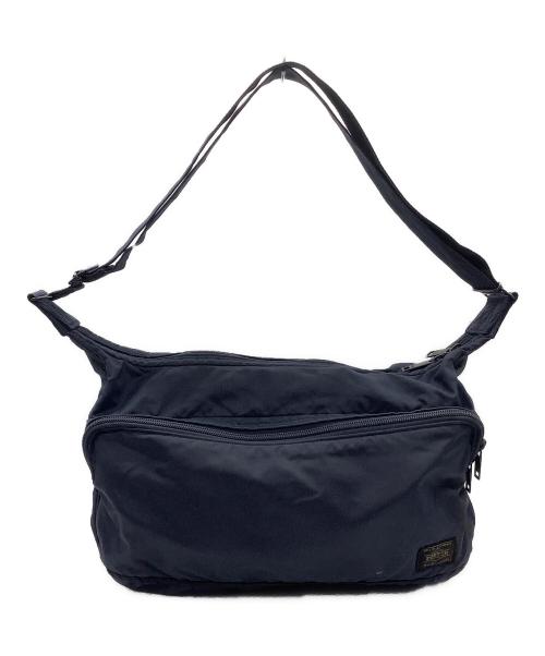 PORTER（ポーター）PORTER (ポーター) ショルダーバッグ　フラッシュ ネイビーの古着・服飾アイテム