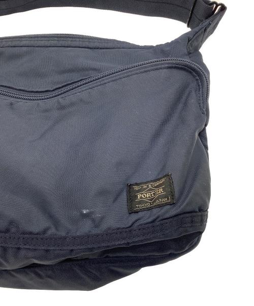 PORTER（ポーター）PORTER (ポーター) ショルダーバッグ　フラッシュ ネイビーの古着・服飾アイテム