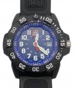 LUMINOXルミノックス）の古着「リストウォッチ　NAVY SEAL 3500 SERIES　クォーツ」｜ブルー