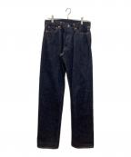MOMOTARO JEANS桃太郎ジーンズ）の古着「出陣クラシックストレートデニムパンツ」｜インディゴ
