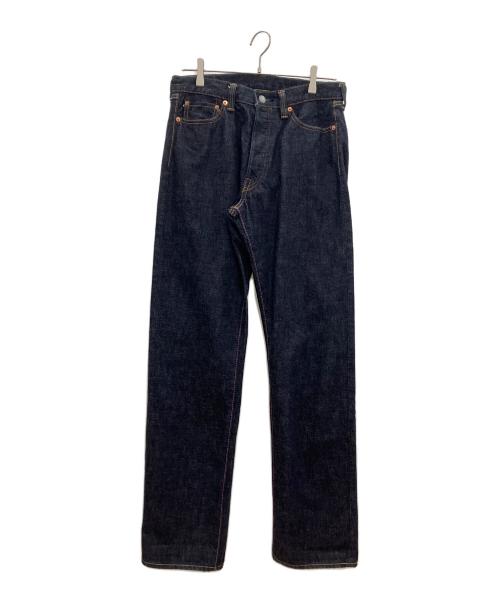 MOMOTARO JEANS（桃太郎ジーンズ）MOMOTARO JEANS (桃太郎ジーンズ) 出陣クラシックストレートデニムパンツ インディゴ サイズ:SIZE 78.5cm (W31)の古着・服飾アイテム